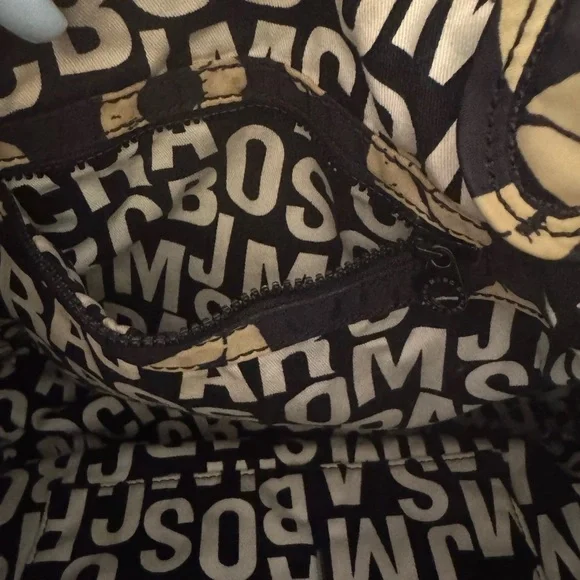 Marc Jacobs Black and Cream Tote Bag - Picture 11 of 13